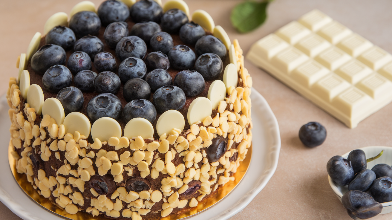 Blaubeer-Snickers-Kuchen – Einfach & Himmlisch!